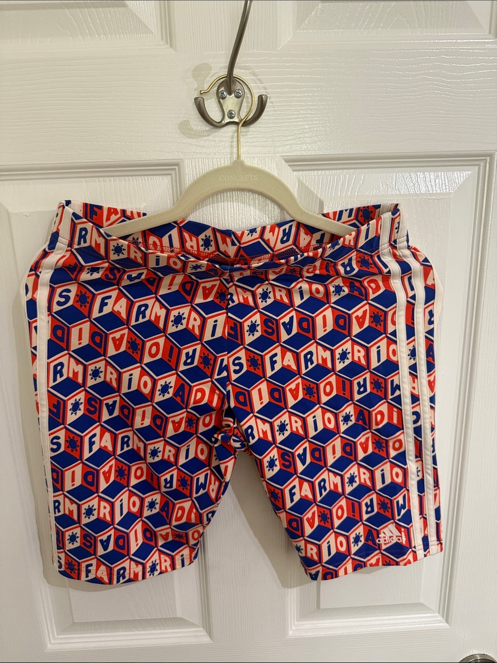 Adidas x FARM RIO Biker Shorts - NWT - Size Med